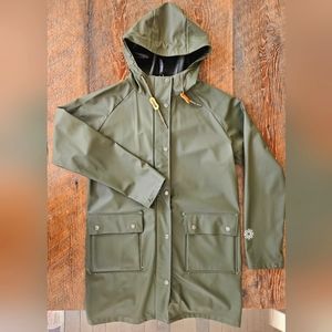Icewear Rain Jacket From Iceland Size XXsmall (Fits oversized) Olive Green